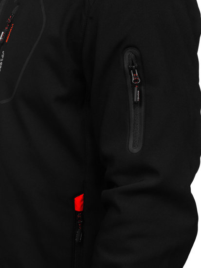 Geacă softshell negru-portocaliu Bolf WX088A