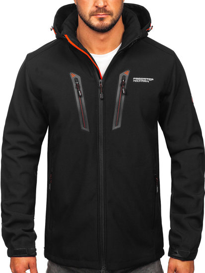 Geacă softshell negru-roșu Bolf WX086A