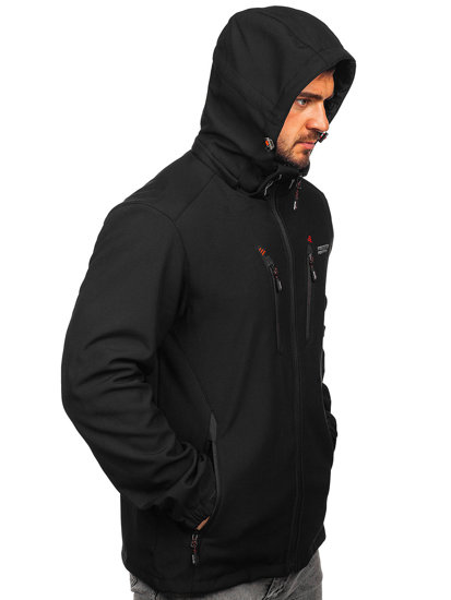 Geacă softshell negru-roșu Bolf WX086A