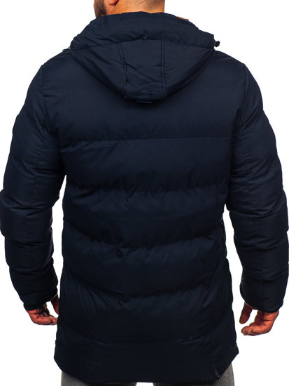 Geci de iarnă parka bleumarin Bolf 7330