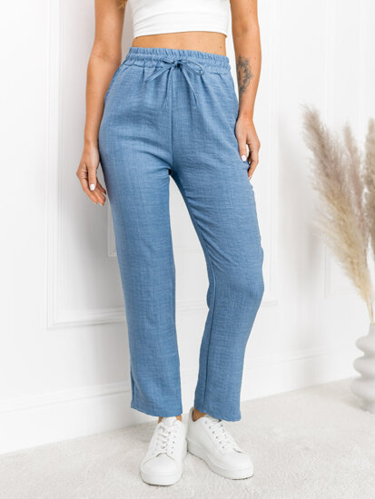 Pantaloni albastri dame Bolf W7965