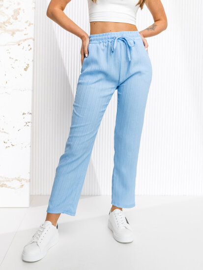 Pantaloni albastru-aprin dame Bolf W7962