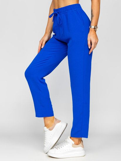 Pantaloni albastru-aprins dame Bolf W7325