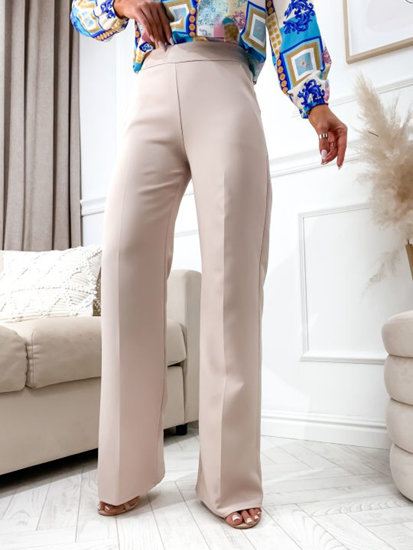 Pantaloni bej dame Bolf 8158