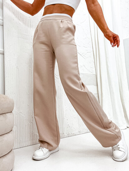 Pantaloni bej dame Bolf 8274