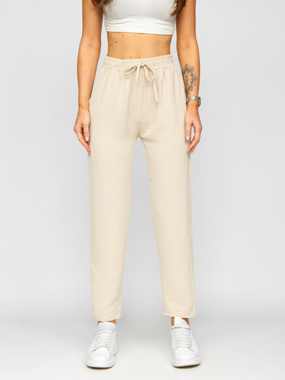 Pantaloni  bej dame Bolf W7325