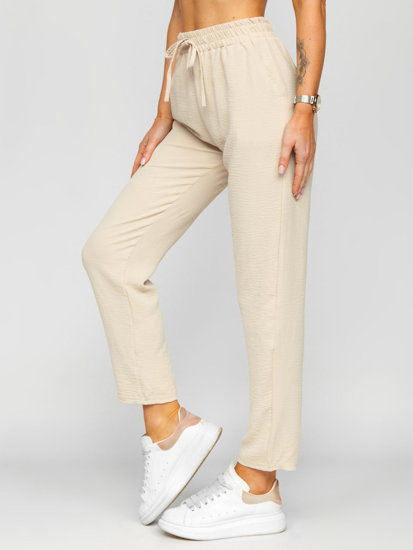 Pantaloni  bej dame Bolf W7325