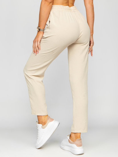 Pantaloni  bej dame Bolf W7325