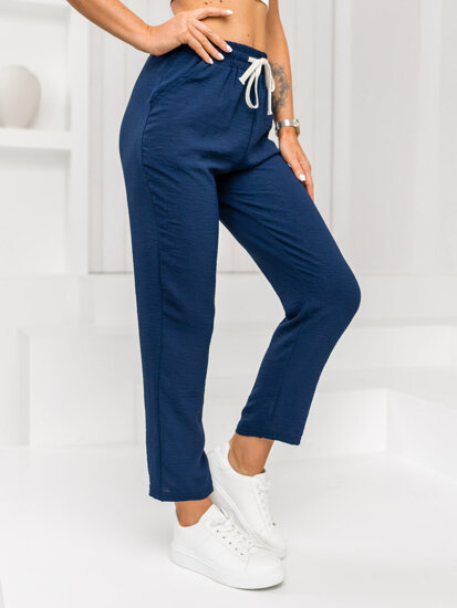 Pantaloni bleumarin dame Bolf W7920