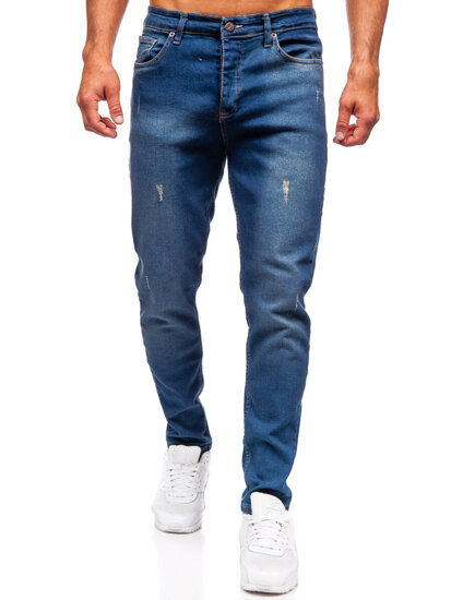 Pantaloni blumarin pentru bărbați, blugi, slim fit Bolf 6518