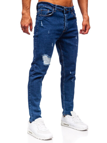 Pantaloni blumarin pentru bărbați, blugi, slim fit Bolf 6553