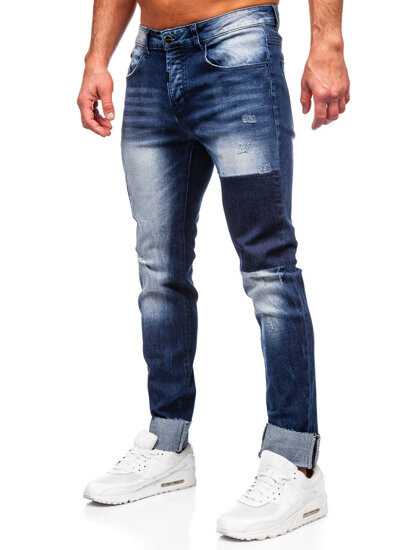 Pantaloni blumarin pentru bărbați slim fit Bolf MP0144BS