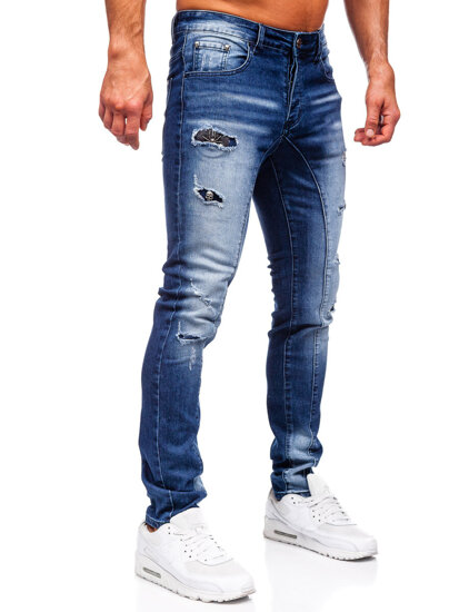 Pantaloni blumarin pentru bărbați slim fit Bolf MP0159BS