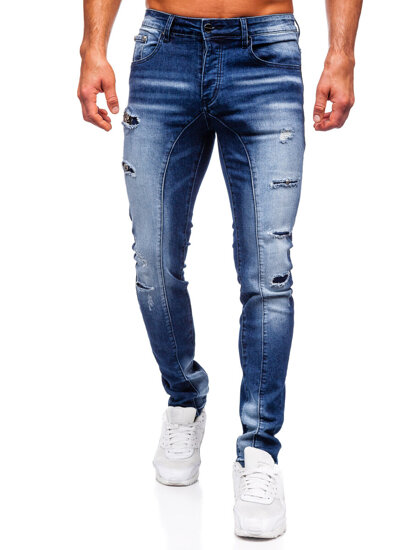 Pantaloni blumarin pentru bărbați slim fit Bolf MP0159BS