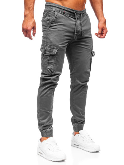 Pantaloni cargo joggers gri Bolf CT6706S0