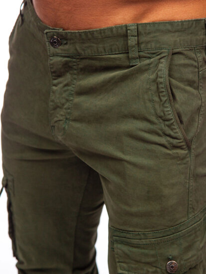 Pantaloni cargo joggers kaki Bolf JM5502