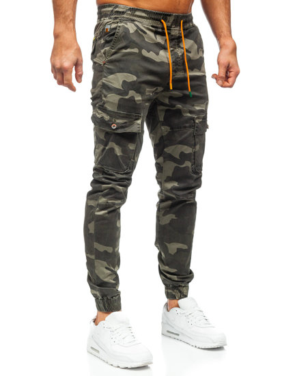 Pantaloni cargo joggers verzi Bolf R8601