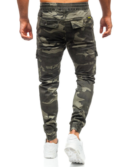 Pantaloni cargo joggers verzi Bolf R8601