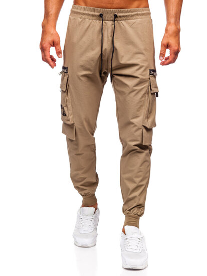 Pantaloni cargo kaki pantaloni de jogging pentru bărbați Bolf K12