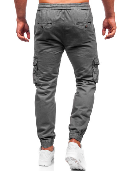 Pantaloni cargo negri Bolf MP0181G