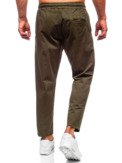 Pantaloni chino kaki pentru bărbați Bolf 6237