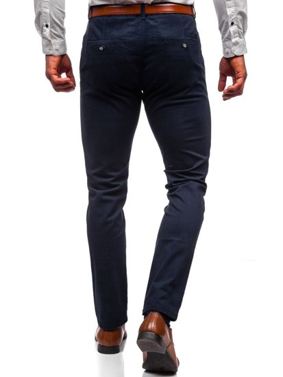 Pantaloni chinos bleumarin bărbati Bolf 1143