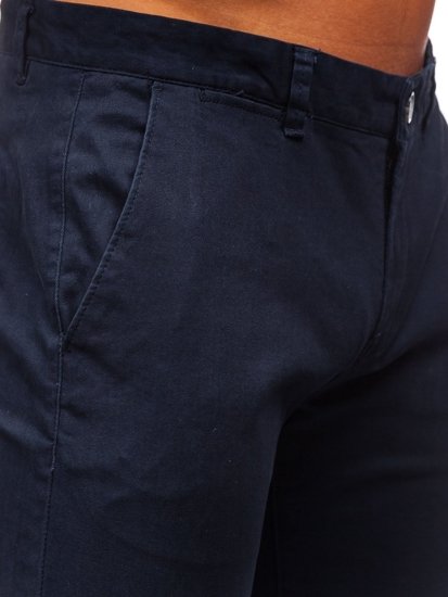 Pantaloni chinos bleumarin bărbati Bolf 1143