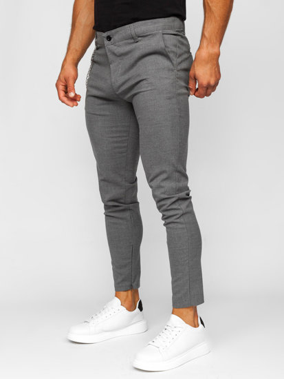 Pantaloni chinos grafit Bolf 0059