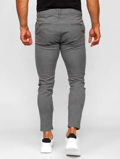 Pantaloni chinos grafit Bolf 0059