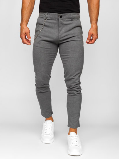 Pantaloni chinos grafit Bolf 0059