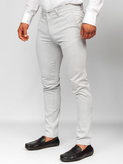 Pantaloni chinos gri Bolf 5000-1