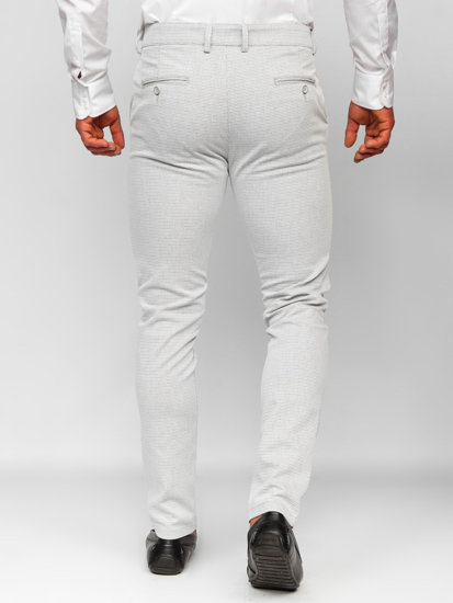 Pantaloni chinos gri Bolf 5000-1