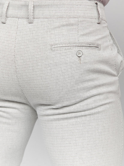 Pantaloni chinos gri Bolf 5000-1