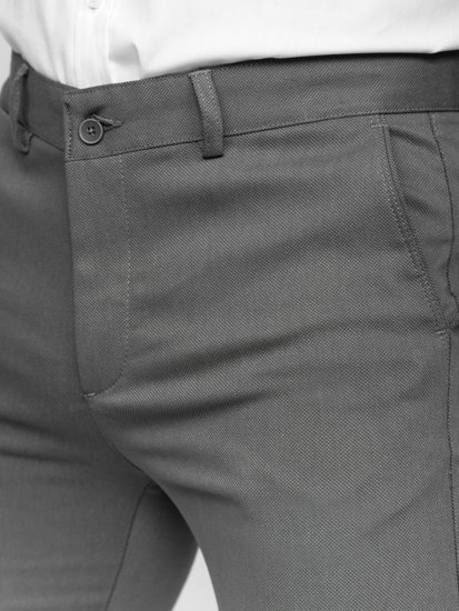 Pantaloni chinos gri Bolf 5000-3