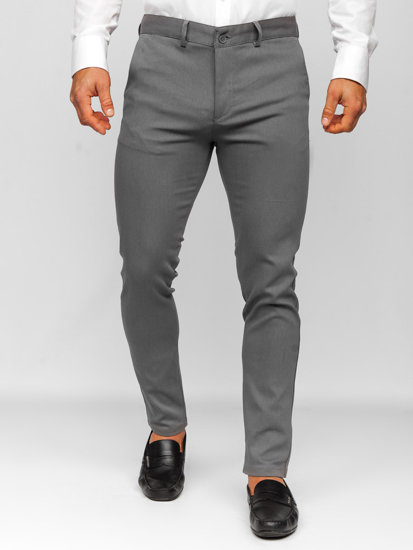 Pantaloni chinos gri Bolf 5000-3