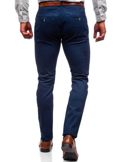 Pantaloni chinos indigo bărbati Bolf 1143