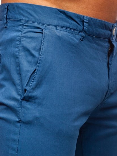 Pantaloni chinos indigo bărbați Bolf 1146