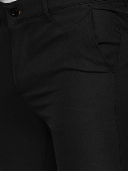 Pantaloni chinos negri Bolf 0031