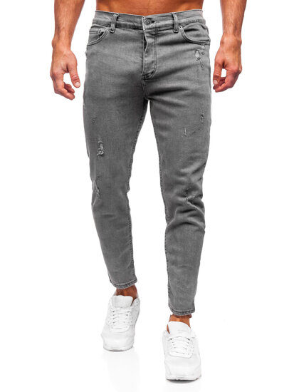 Pantaloni de blugi skinny pentru bărbați din grafit Bolf 5909