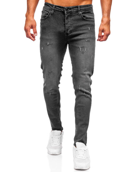 Pantaloni de blugi slim fit grafit pentru bărbați Bolf 6541