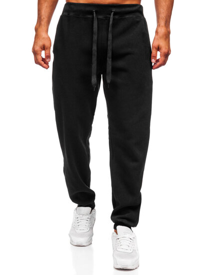 Pantaloni de jogger pentru bărbați groși, negri, de la Bolf MS002