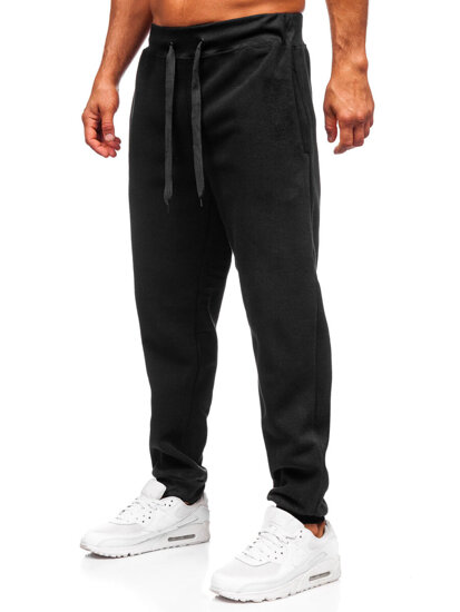 Pantaloni de jogger pentru bărbați groși, negri, de la Bolf MS002