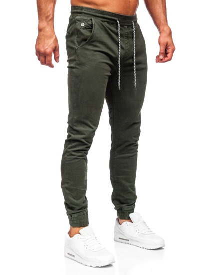 Pantaloni de jogger pentru bărbați kaki Bolf KA6792