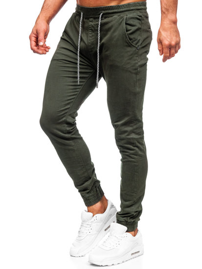 Pantaloni de jogger pentru bărbați kaki Bolf KA6792