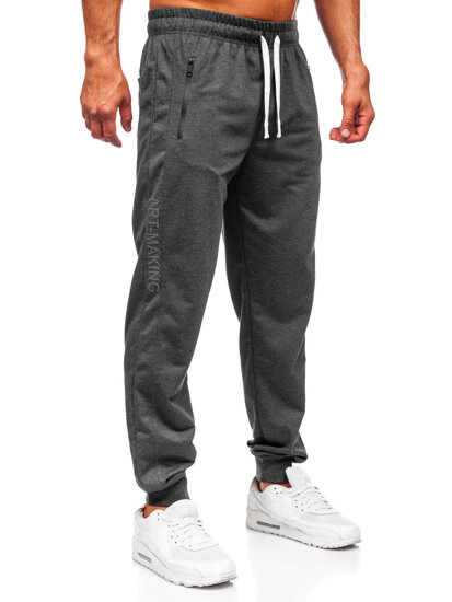 Pantaloni de jogging antracit pentru bărbați de la Bolf JX6355