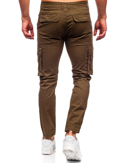 Pantaloni de jogging cargo kaki pentru bărbați Bolf MP0202MV