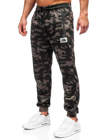 Pantaloni de jogging de camuflaj pentru bărbați kaki Bolf JX6186