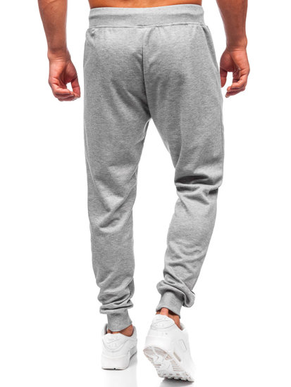 Pantaloni de jogging gri pentru bărbați de la Bolf 8K220