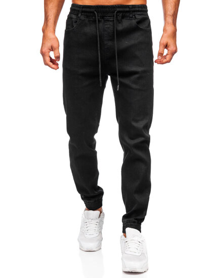 Pantaloni de jogging negri pentru bărbați Bolf 8161