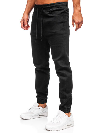 Pantaloni de jogging negri pentru bărbați Bolf 8162